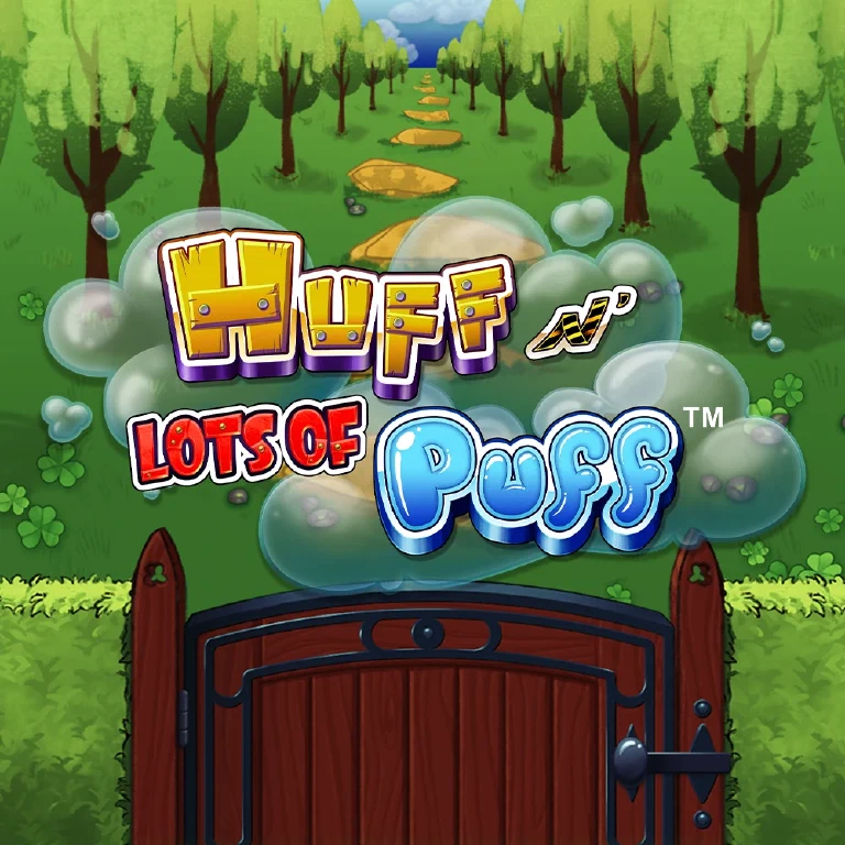 Huff N Lots of Puff artwork with the game characters